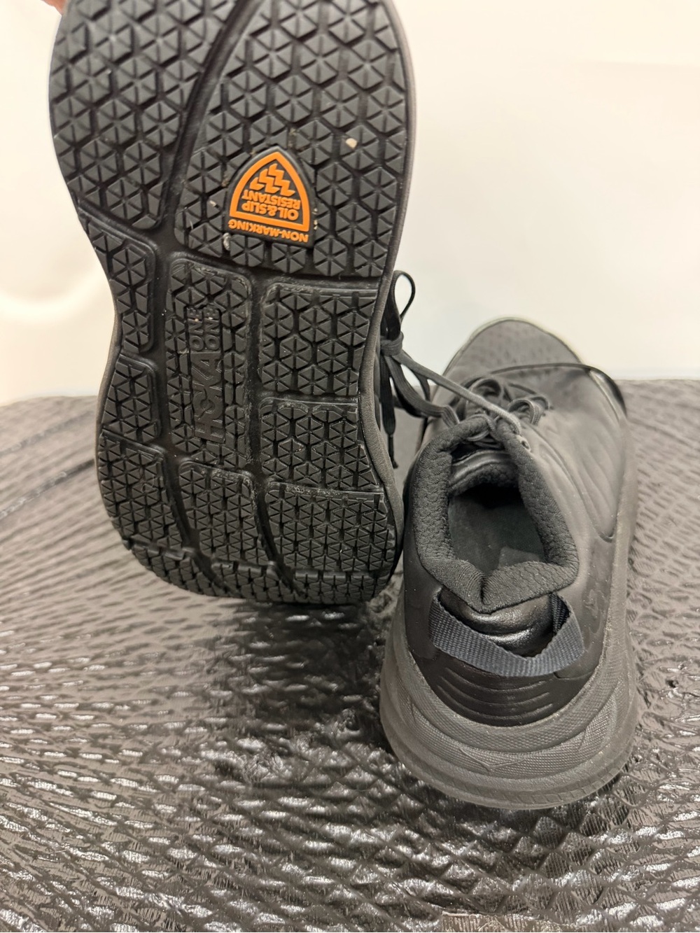 Hoka Women’s Black Athletic Running Sneakers size 8 - Picture 3 of 4